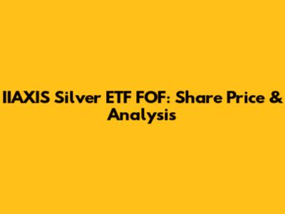 IIAXIS Silver ETF FOF: Share Price & Analysis