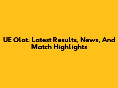 UE Olot: Latest Results, News, And Match Highlights